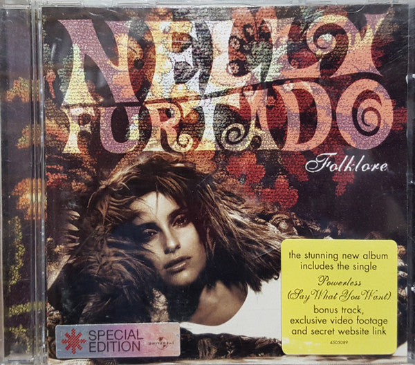 Nelly Furtado - Folklore (2003 UK Special Edition CD) Mint