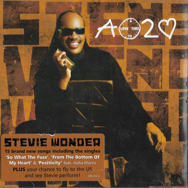 Stevie Wonder - A Time To Love (2005 CD) Mint