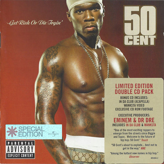 50 Cent - Get Rich or Die Tryin' (2003 Ltd Edition DCD) Mint