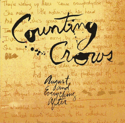 Counting Crows - August and Everything After (1993 CD) NM
