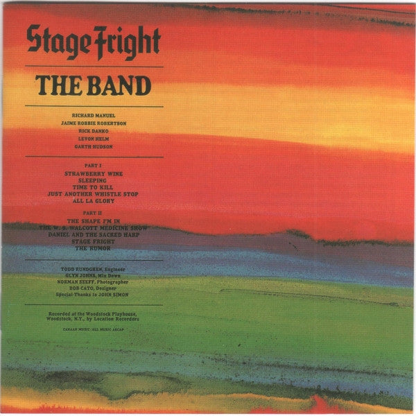 Band - Stage Fright (24 Bit Remasters CD + Bonus) NM