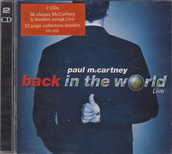 Paul McCartney - Back in the World (DCD Album) VG