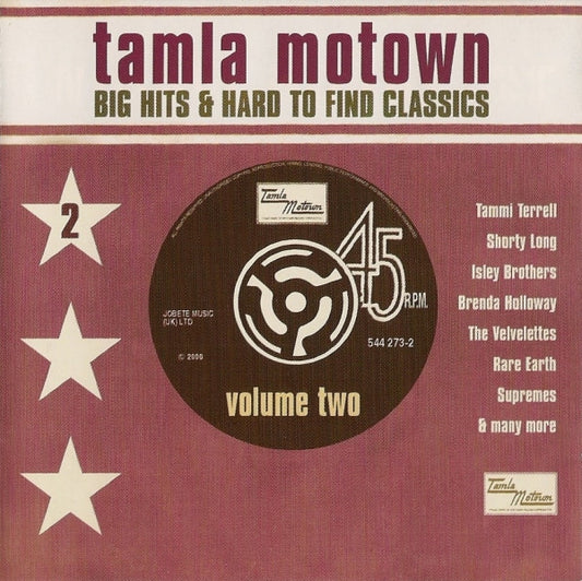 Various - Tamla Motown Big Hits & Hard to Find Classics Vol.2 (2000 CD) VG+