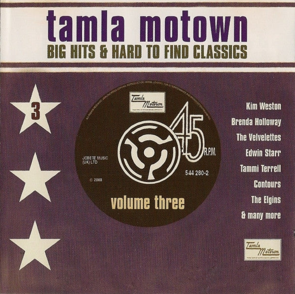 Various - Tamla Motown Big Hits & Hard to Find Classics Vol.3 (2000 CD) NM