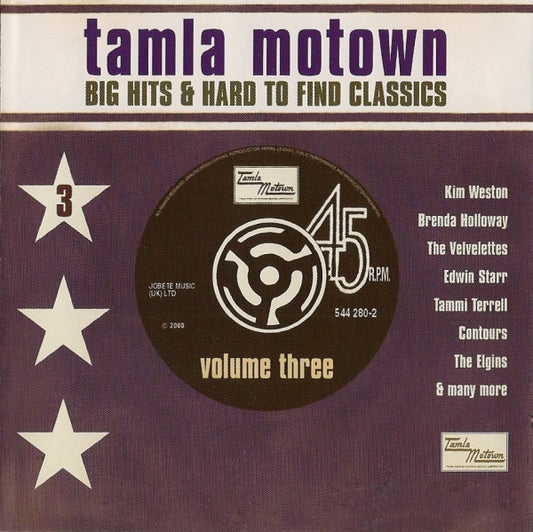 Various - Tamla Motown Big Hits & Hard to Find Classics Vol.3 (2000 CD) NM