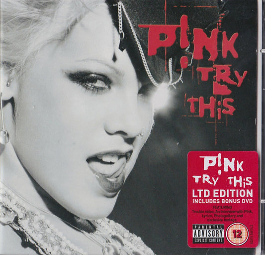 Pink - Try This (2003 Limited Edition CD & DVD) Mint