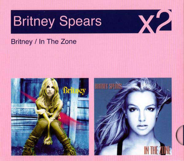 Britney Spears - Britney / In the Zone (Rare 2007 Disc box Slider DCD) NM