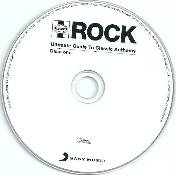 Various - Haynes Rock ~ Ultimate Guide to (2013 3CD Set) VG+
