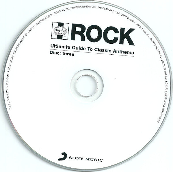 Various - Haynes Rock ~ Ultimate Guide to (2013 3CD Set) VG+