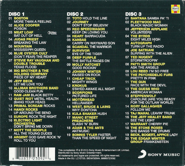 Various - Haynes Rock ~ Ultimate Guide to (2013 3CD Set) VG+