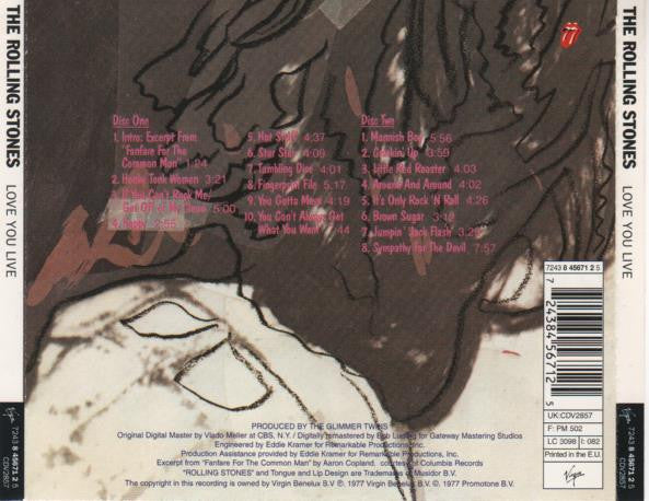 Rolling Stones - Love You Live (1998 DCD) NM