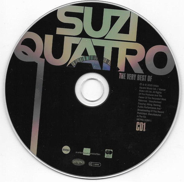 Suzi Quatro - The Very Best Of (2015 DCD) NM