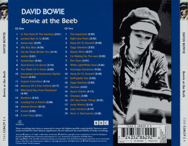 David Bowie - Bowie at the Beeb (2016 BBC DCD) NM