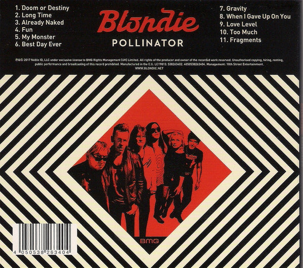 Blondie - Pollinator (2017 CD) Mint