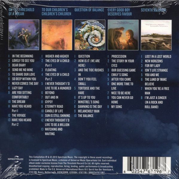 Moody Blues - 5 Classic Albums (5 CD Box Set) VG+