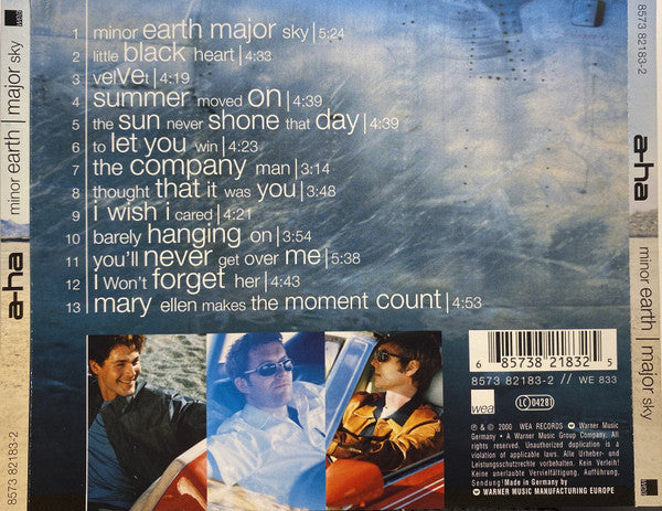 A-HA - Minir Earth | Major Sky (2000 CD) NM