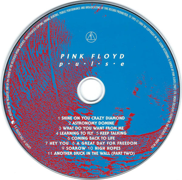 Pink Floyd - P.U.L.S.E (2016 DCD) Mint