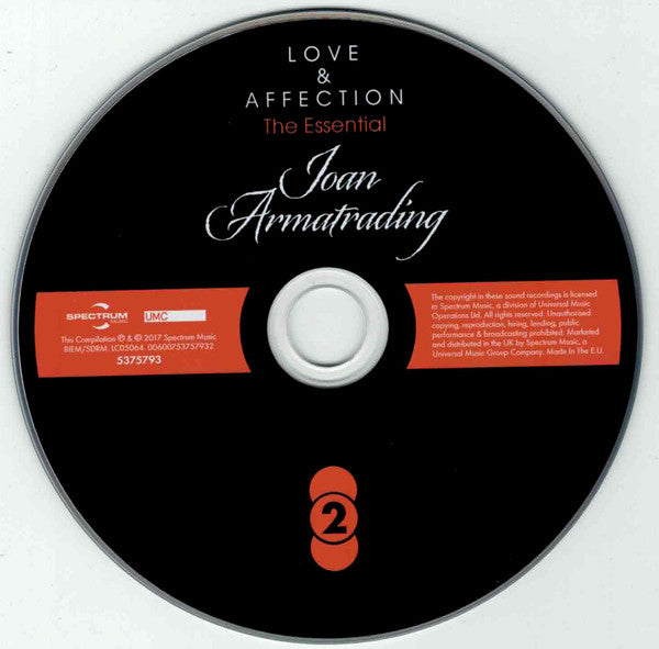 Joan Armatrading - Love & Affection ~ The Essential (2017 3 CD Set) NM