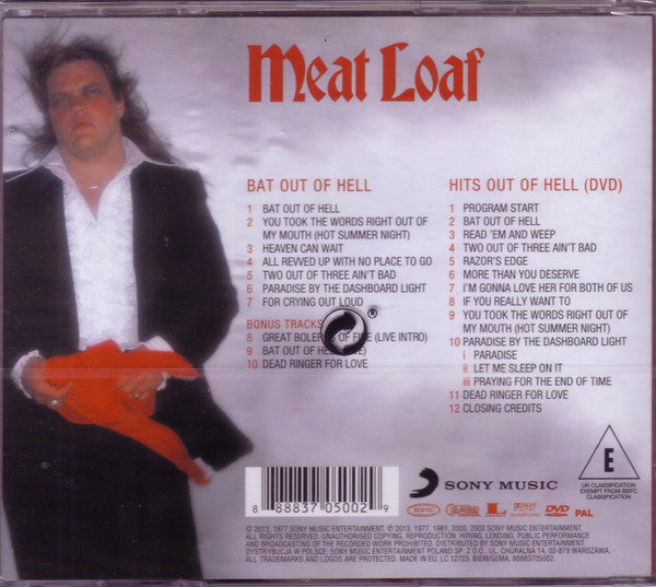 Meat Loaf - Bat Out of Hell (2013 Special Edition CD & DVD) NM