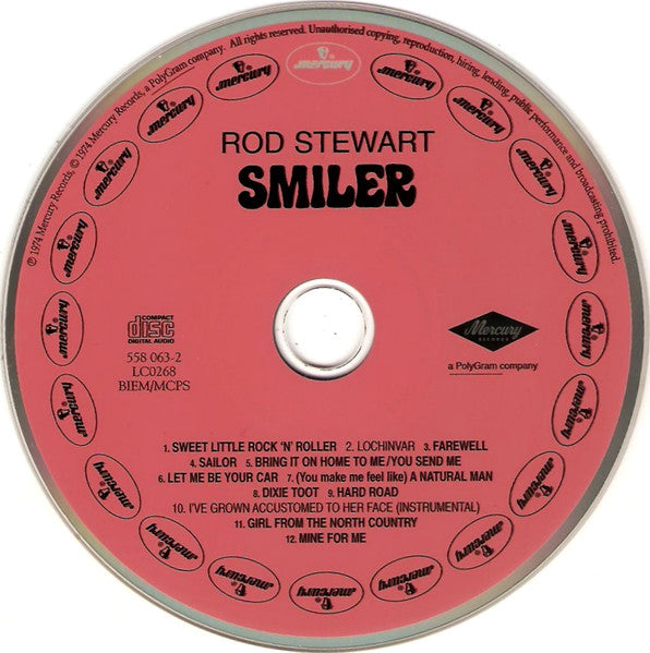 Rod Stewart - Smiler (1998 Remastered CD) NM