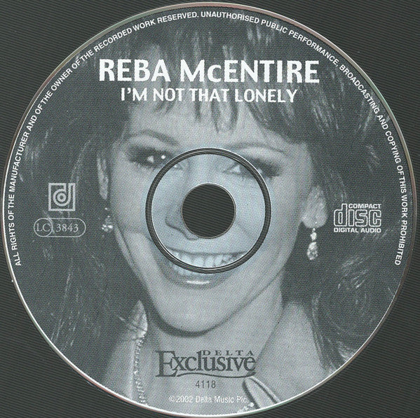 Reba McEntire - I'm Not That lonely (2002 CD) NM
