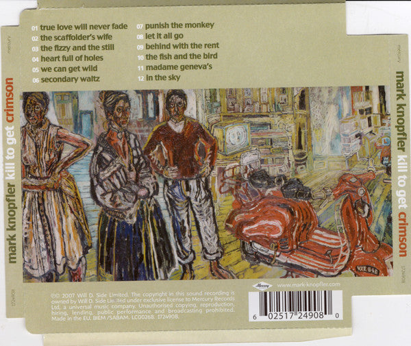 Mark Knopfler - Kill to get Crimson (2007 CD) NM