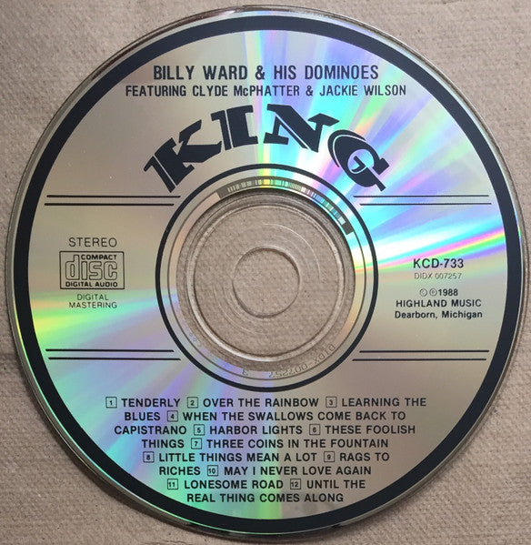 Billy ward and his Dominoes - Self Titled (1988 US KIng CD) Mint