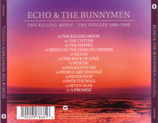 Echo & The Bunnymen - The Singles 1980-1990 (2017 CD) VG+