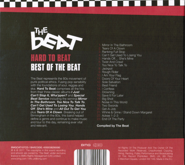 Beat - Hard to Beat ~ Best of The Beat (2017 Ska CD) Mint