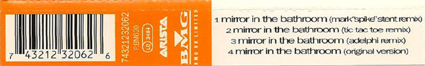 Beat - Mirror in the Bathroom (1996 CD Single) VG+