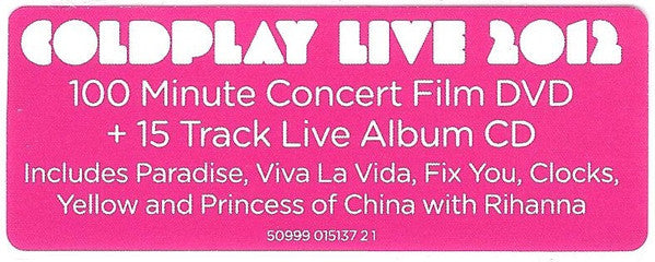 Coldplay - Live 2012 (2012 CD + DVD) Mint