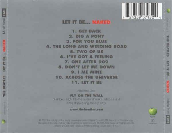 Beatles - Let It Be...Naked (2003 DCD) NM