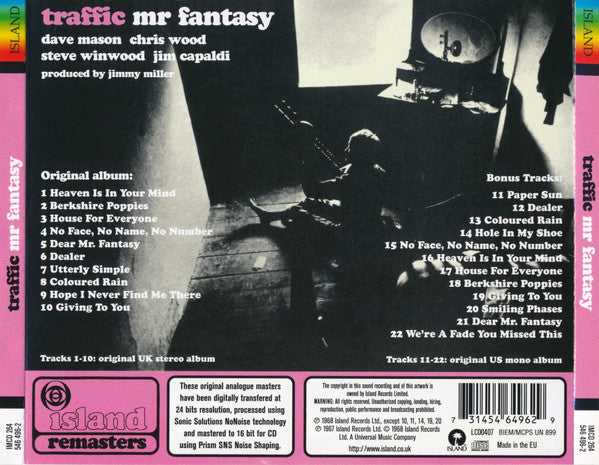 Traffic - Mr Fantasy (1999 Remasters CD + Bonus Tracks) NM