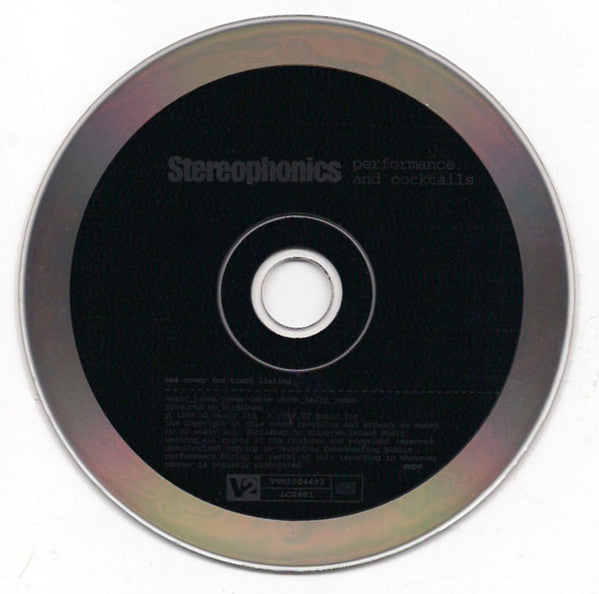 Stereophonics - Performances and Cocktails (1999 CD) VG+