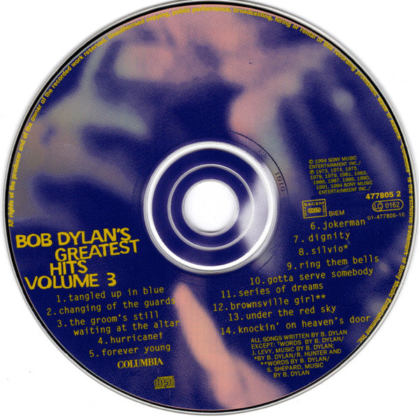 Bob Dylan - Greatest Hits Volume 3 (1994 CD) NM