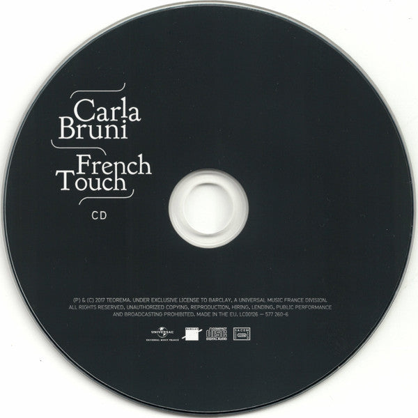 Carla Bruni - French Touch (2017 CD) Sealed