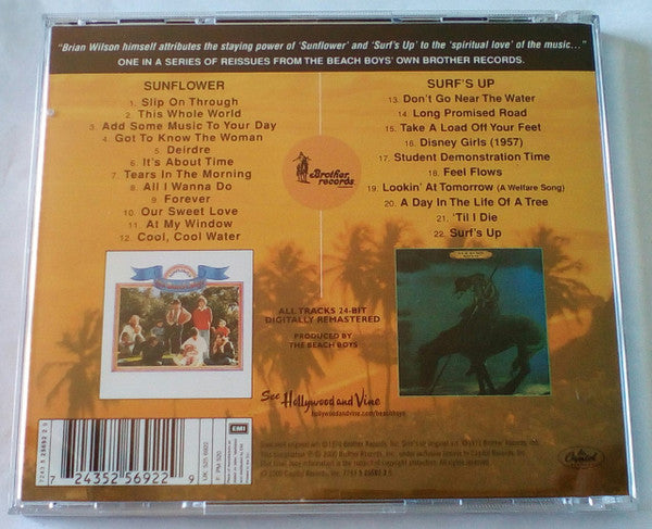 Beach Boys - Sunflower / Surfs Up (2000 2 on 1 CD) NM