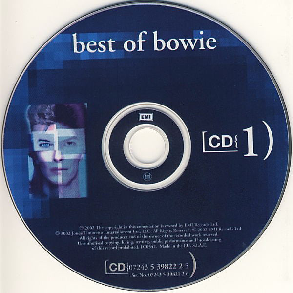 David Bowie - Best Of Bowie (2002 Double CD) VG+