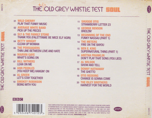 Various - The Old Grey Whistle Test ~ Soul (2011 CD) Mint