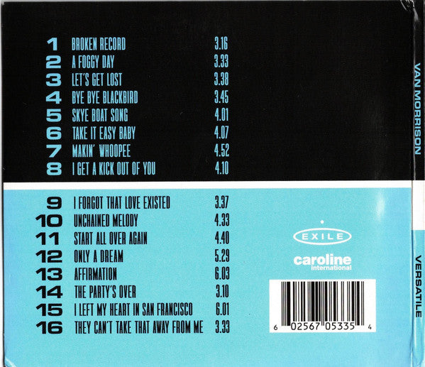 Van Morrison - Versatile (2017 CD) Sealed