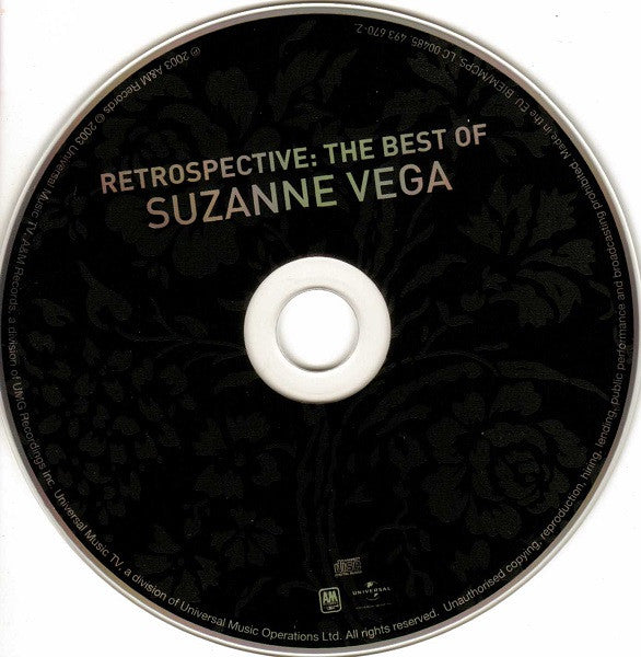 Suzanne Vega - Retrospective~Best Of (2003 Double CD) NM