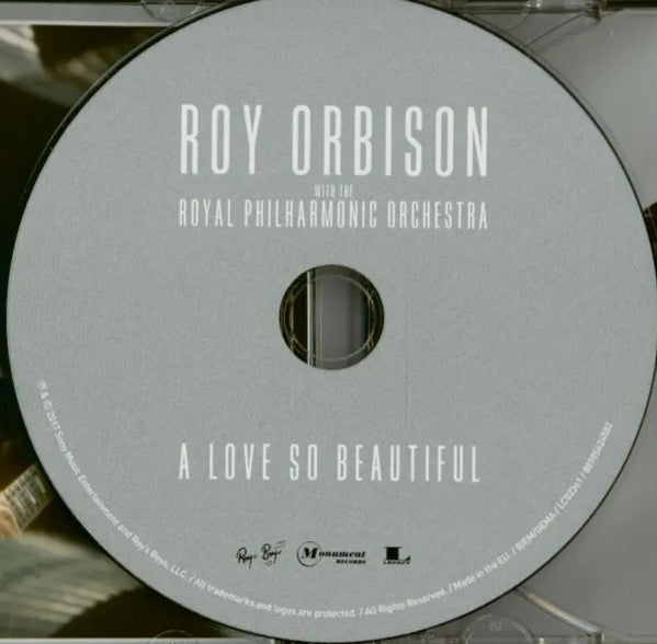 Roy Orbison with RPO - A Love so Beautiful (2017 CD) Mint