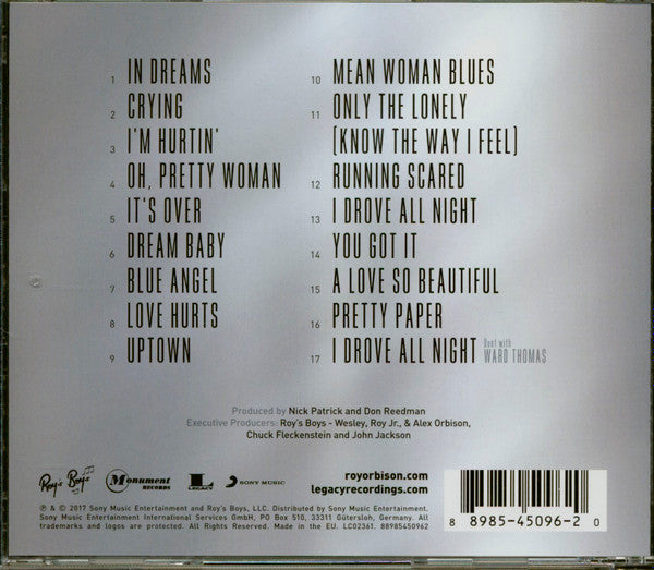 Roy Orbison with RPO - A Love so Beautiful (2017 CD) Mint