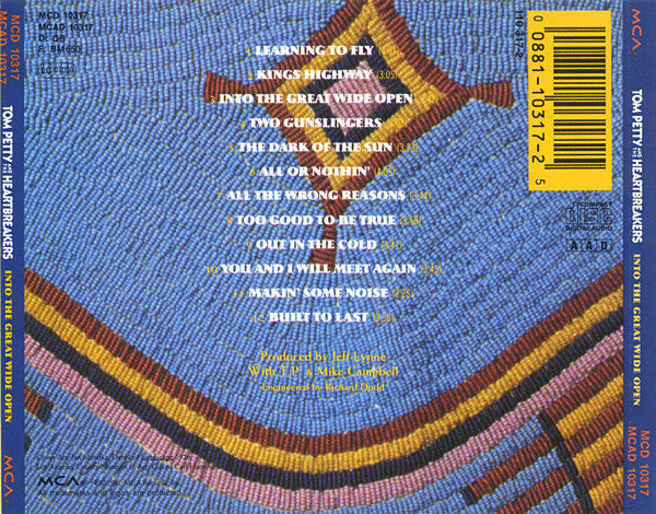 Tom Petty & the Heartbreakers - Into the Great Wide Open (1991 CD) Mint
