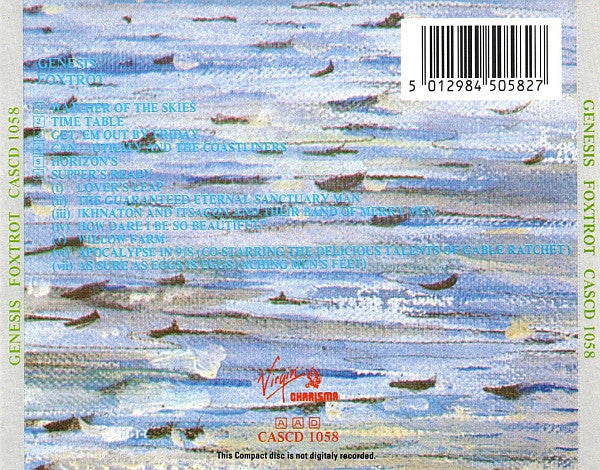 Genesis - Foxtrot (1985 UK CD) VG+