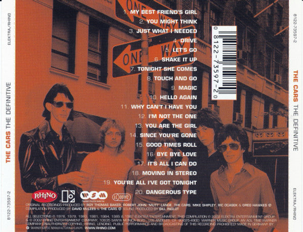 Cars - The Definitive (2002 CD) VG+