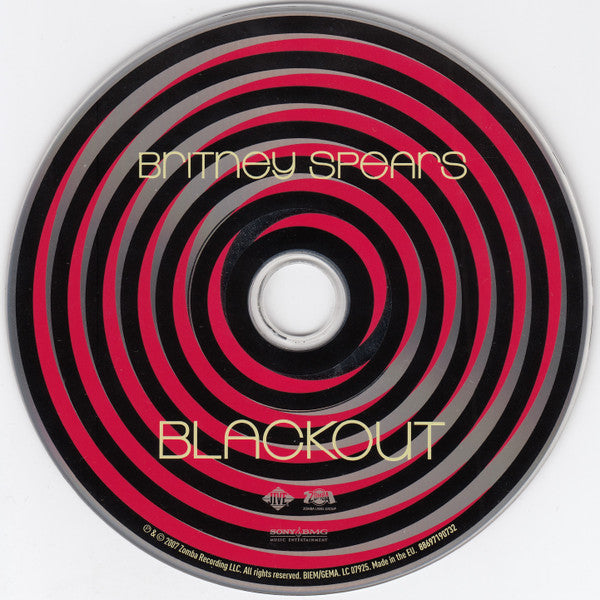 Britney Spears - Blackout (2007 CD) VG+