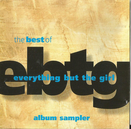 Everything But the Girl - The Best of (UK CD Promo Album Sampler) VG+