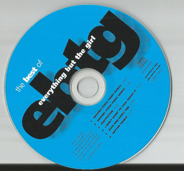 Everything But the Girl - The Best of (UK CD Promo Album Sampler) VG+