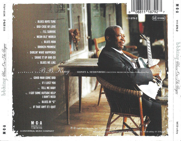 B.B King - Blues on the Bayou (1998 CD) Mint